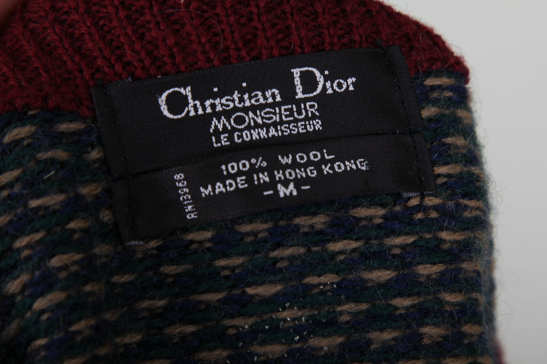 Men's Dior Sweater and London Fog Jacket