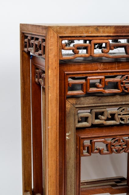 Chinese Wooden Nesting Tables