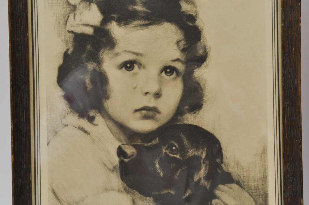 Pair of J. Knowles Hare Prints "Devotion" and "Sympathy"