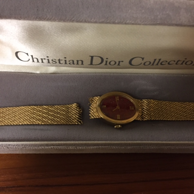 14K Christian Dior Collection by Bulova Watch