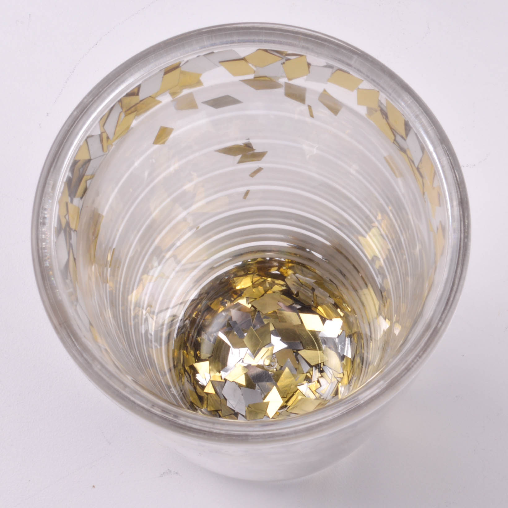 Set of Silver and Gold Confetti 16oz Tervis Insulated Tumblers