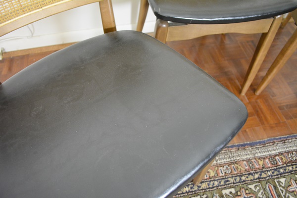 Four Stakmore Wood Folding Chairs