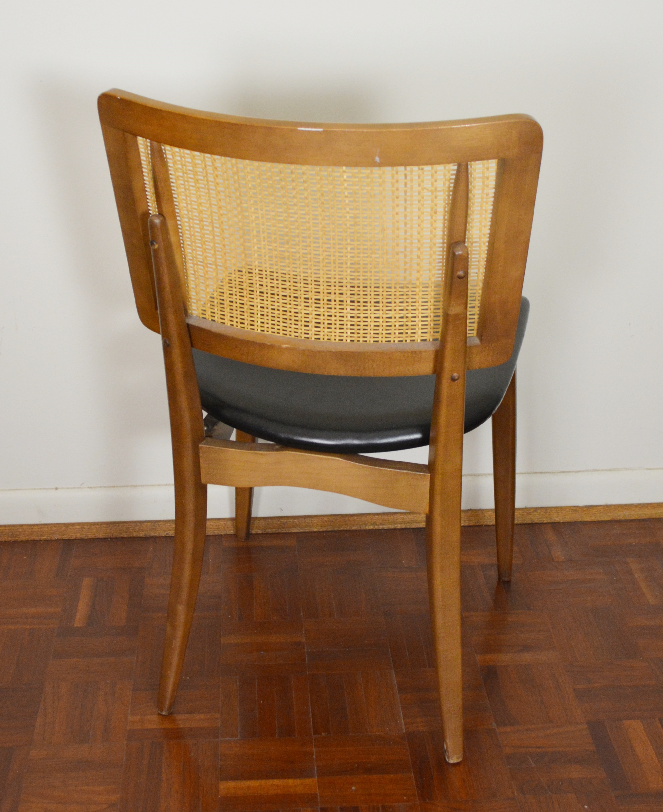Four Stakmore Wood Folding Chairs