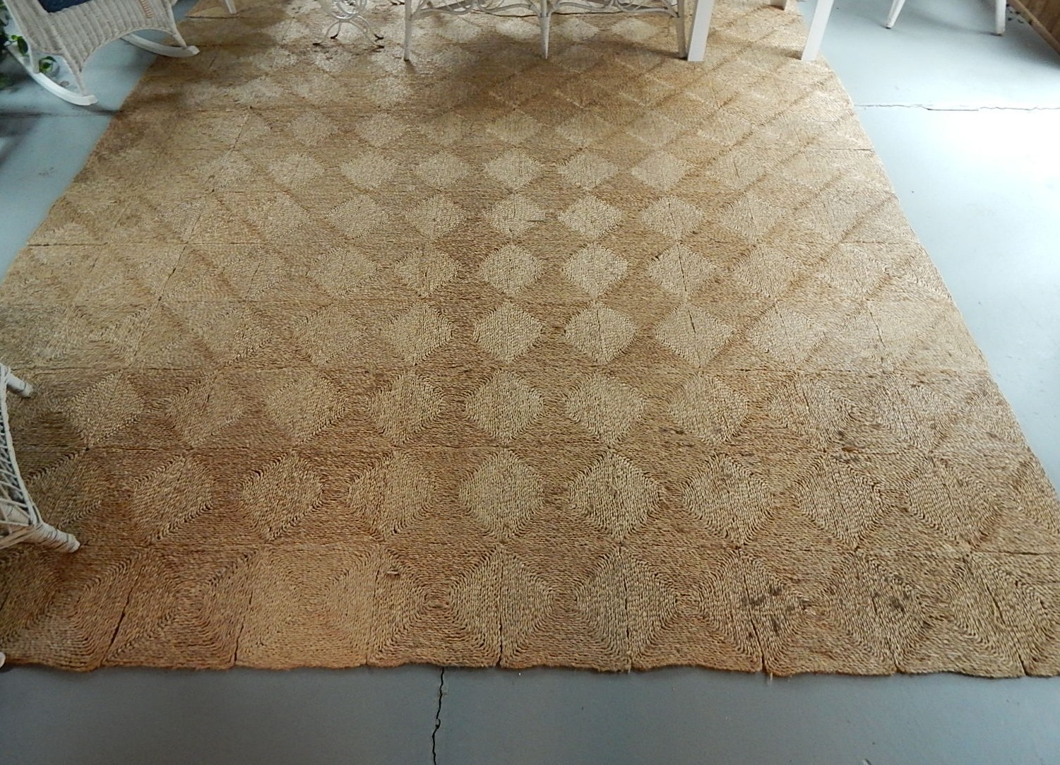 Natural Woven Seagrass Area Rug