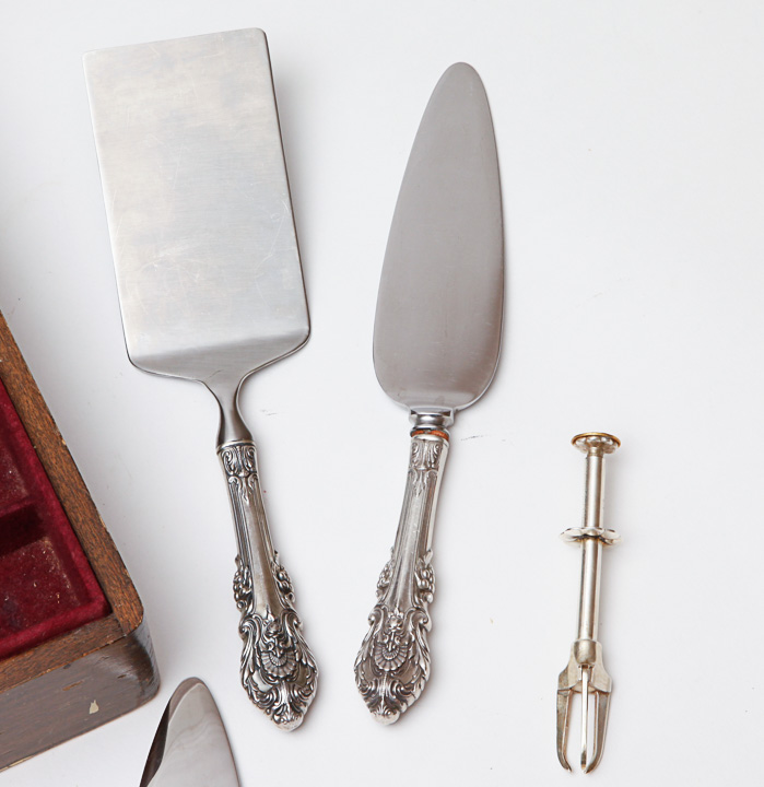 Wallace Sterling Set and More in Tarnish Proof Chest