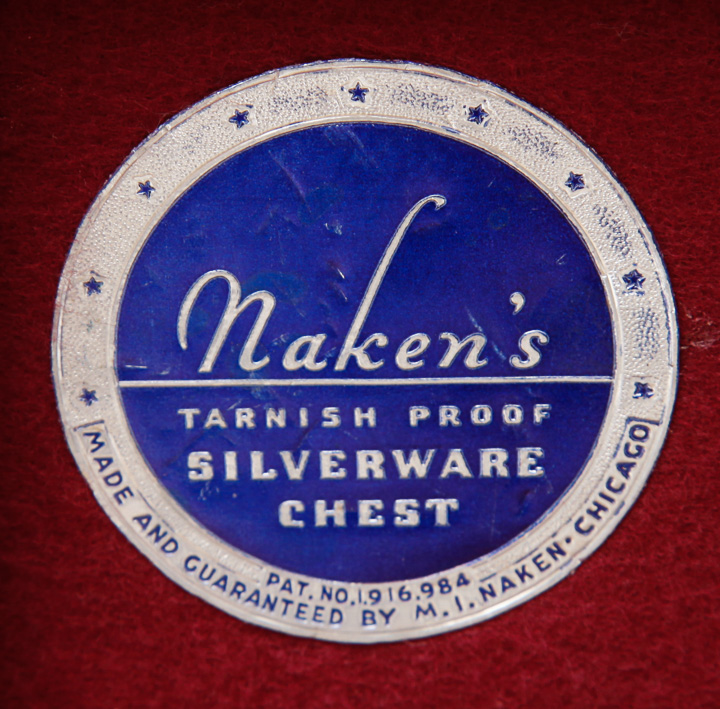 Wallace Sterling Set and More in Tarnish Proof Chest