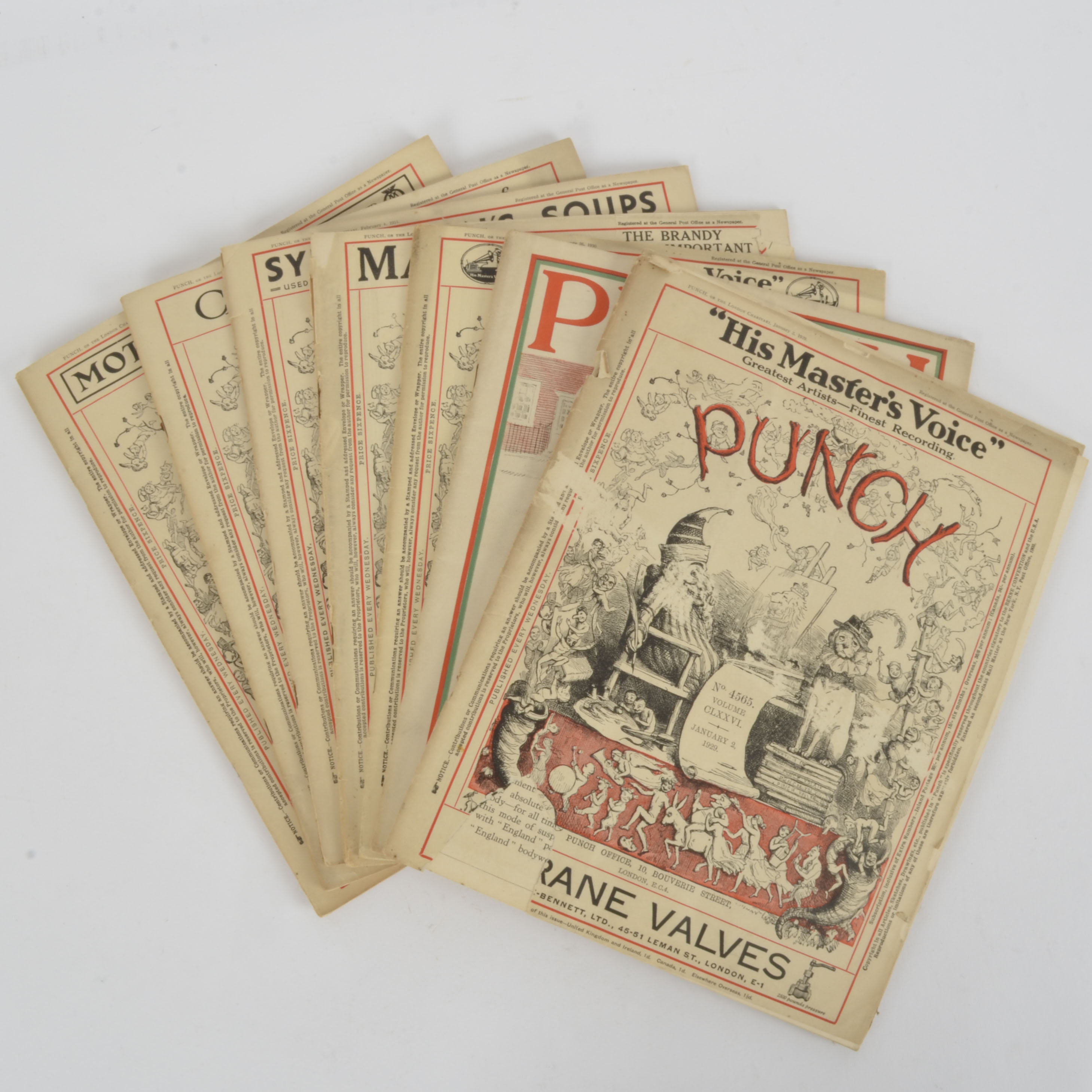 Collection of Vintage Punch Magazines
