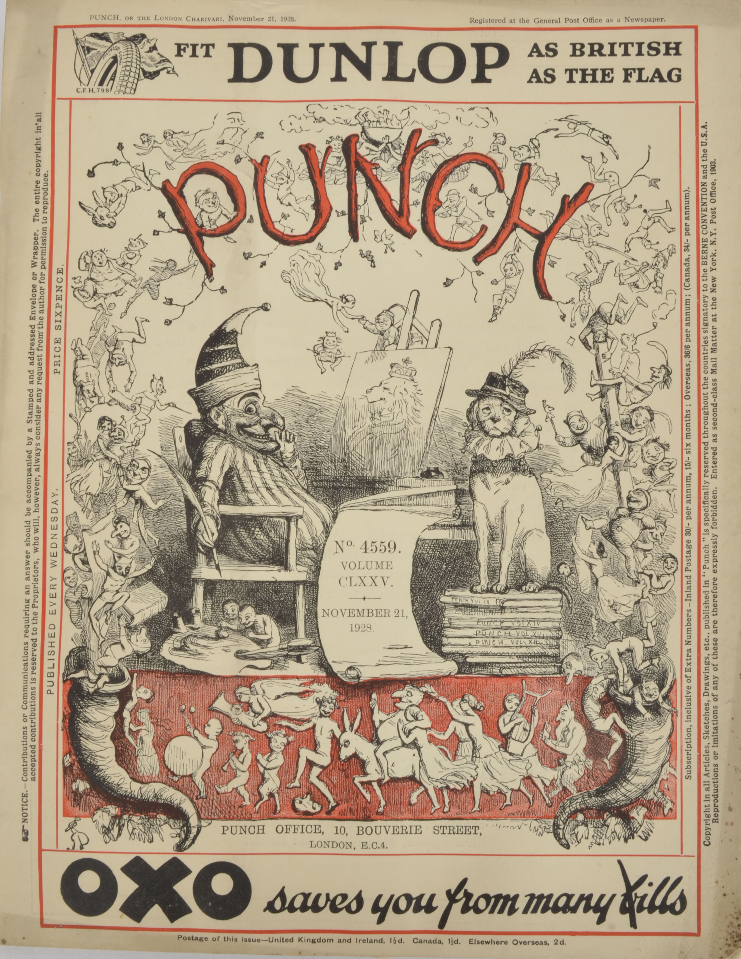 Collection of Vintage Punch Magazines