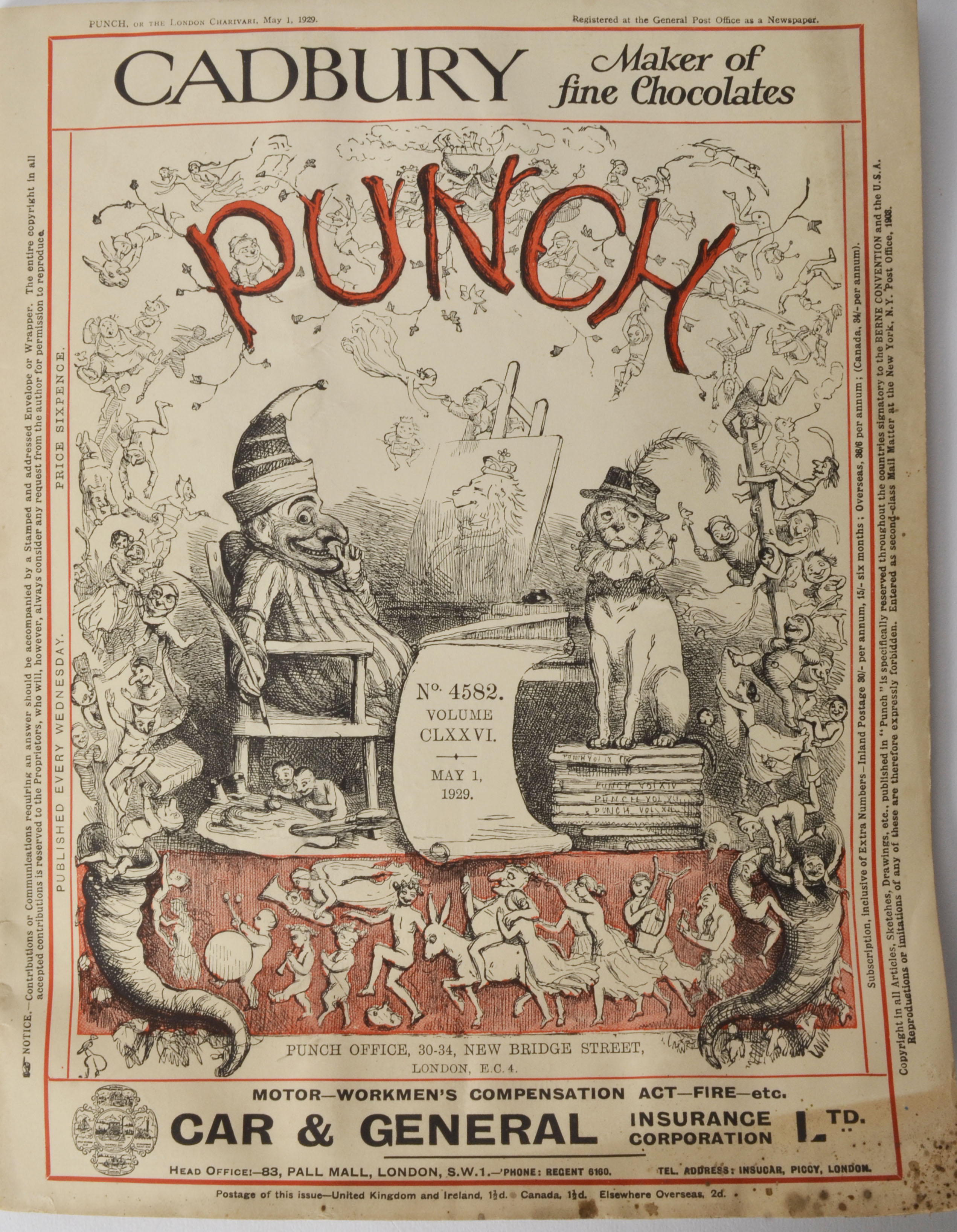 Collection of Vintage Punch Magazines