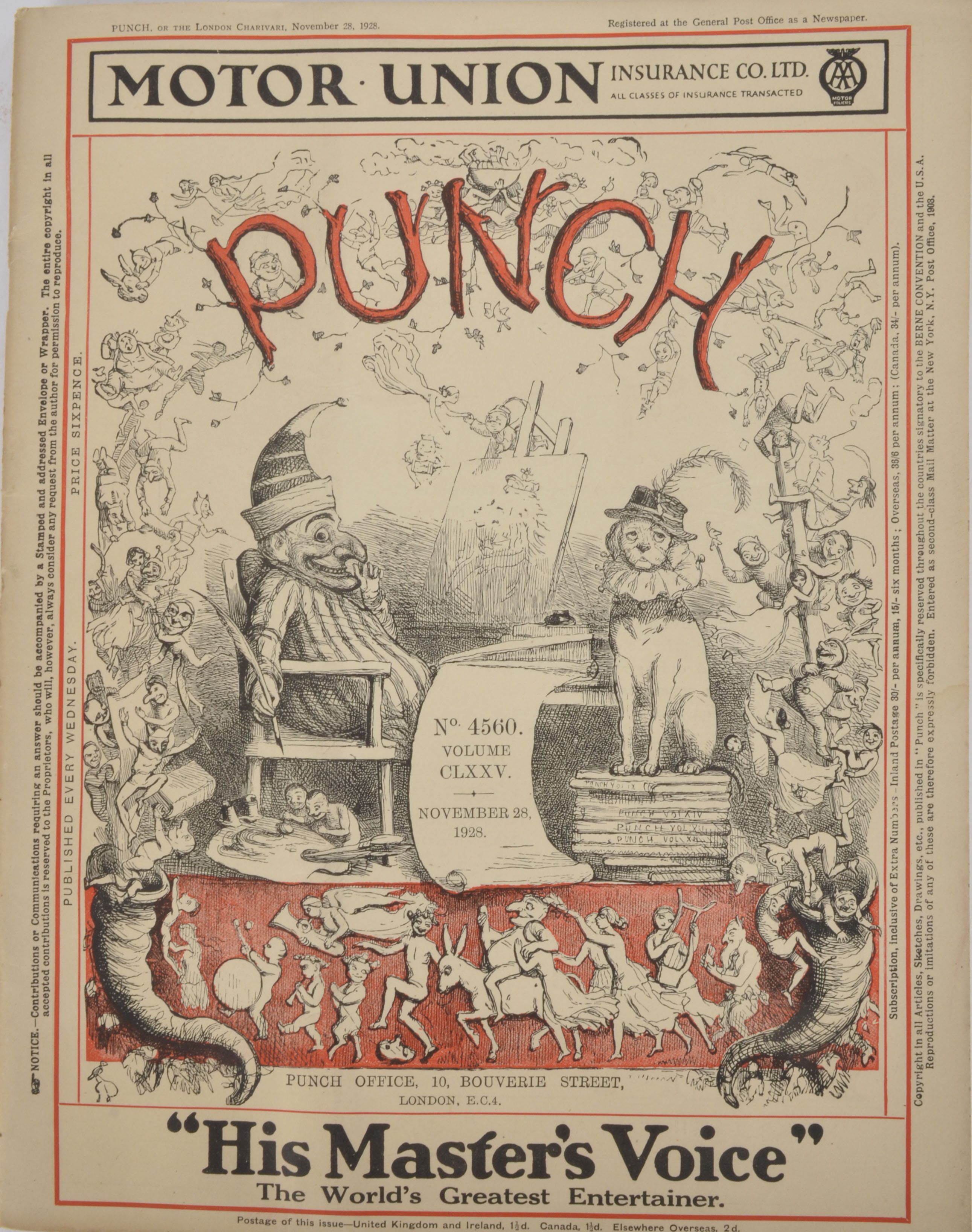 Collection of Vintage Punch Magazines