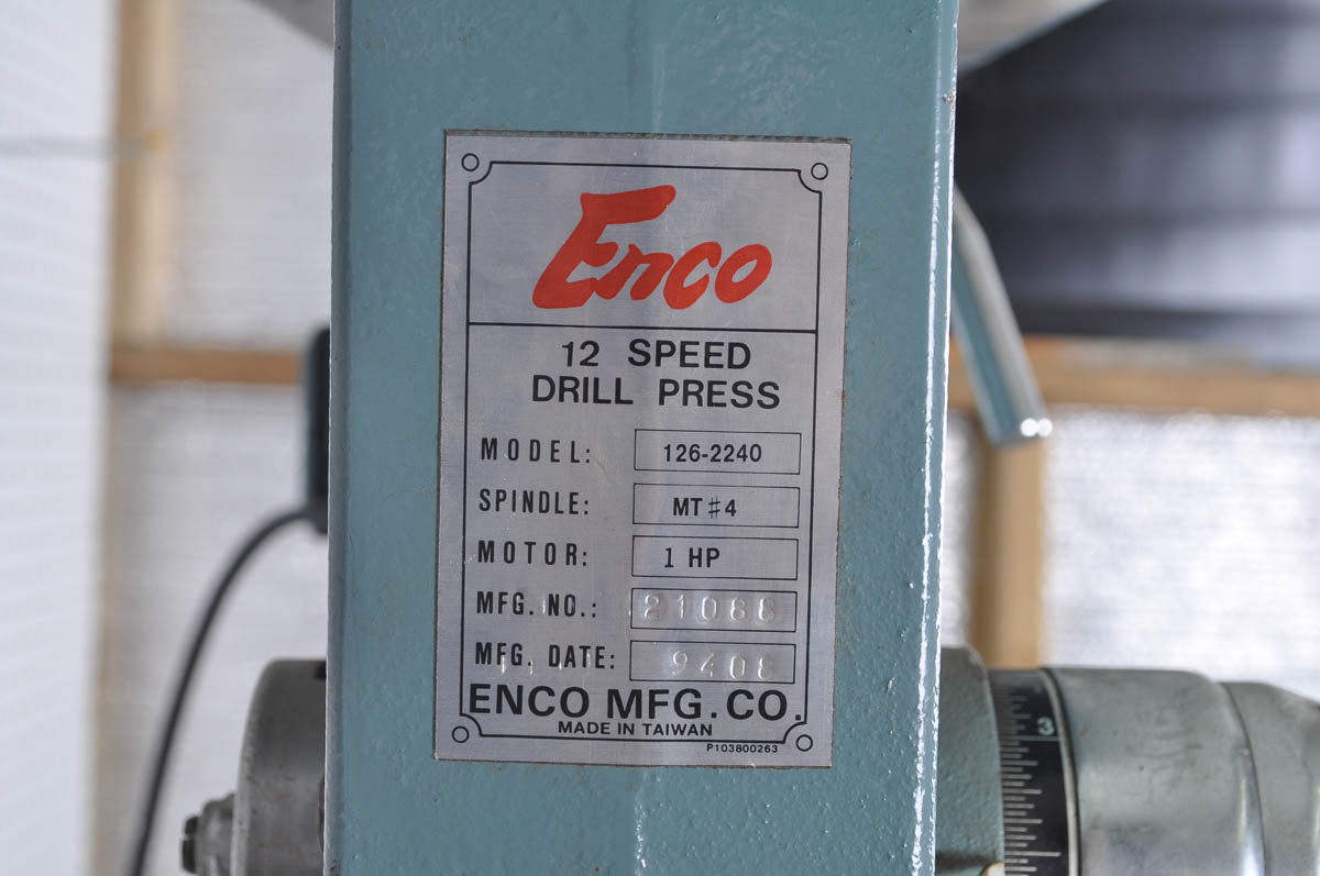 Enco Twelve Speed Drill Press