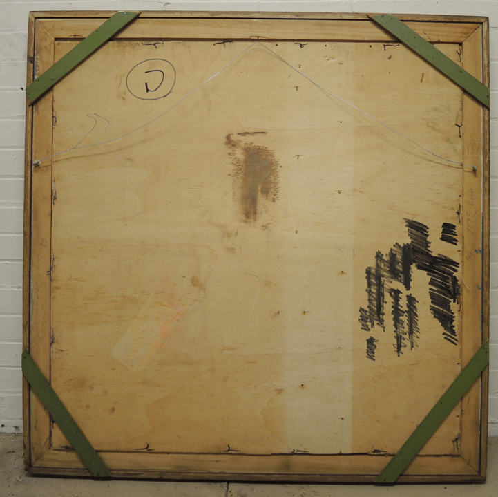 P. Bell Oil on Board Landscape Painting