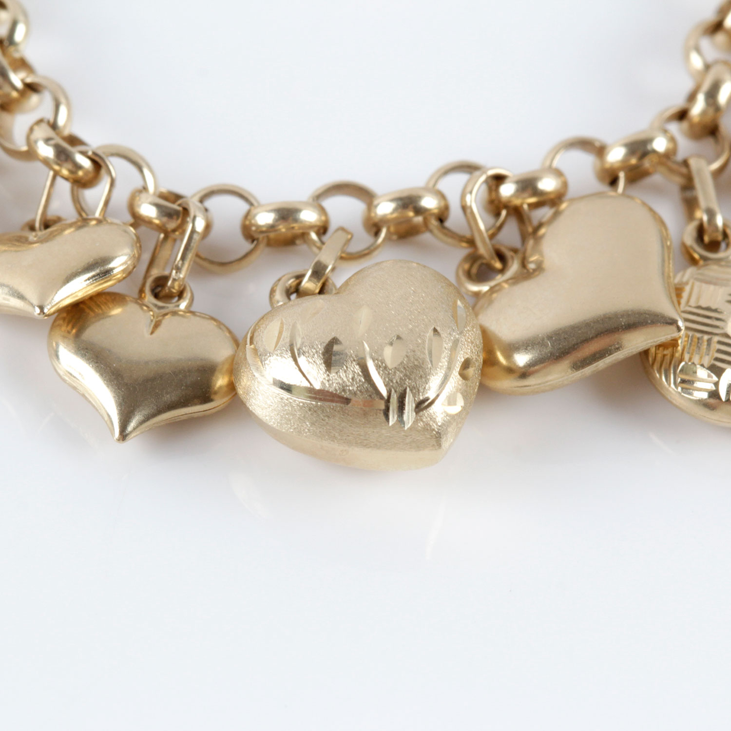 Milor 14K Gold Charm Bracelet