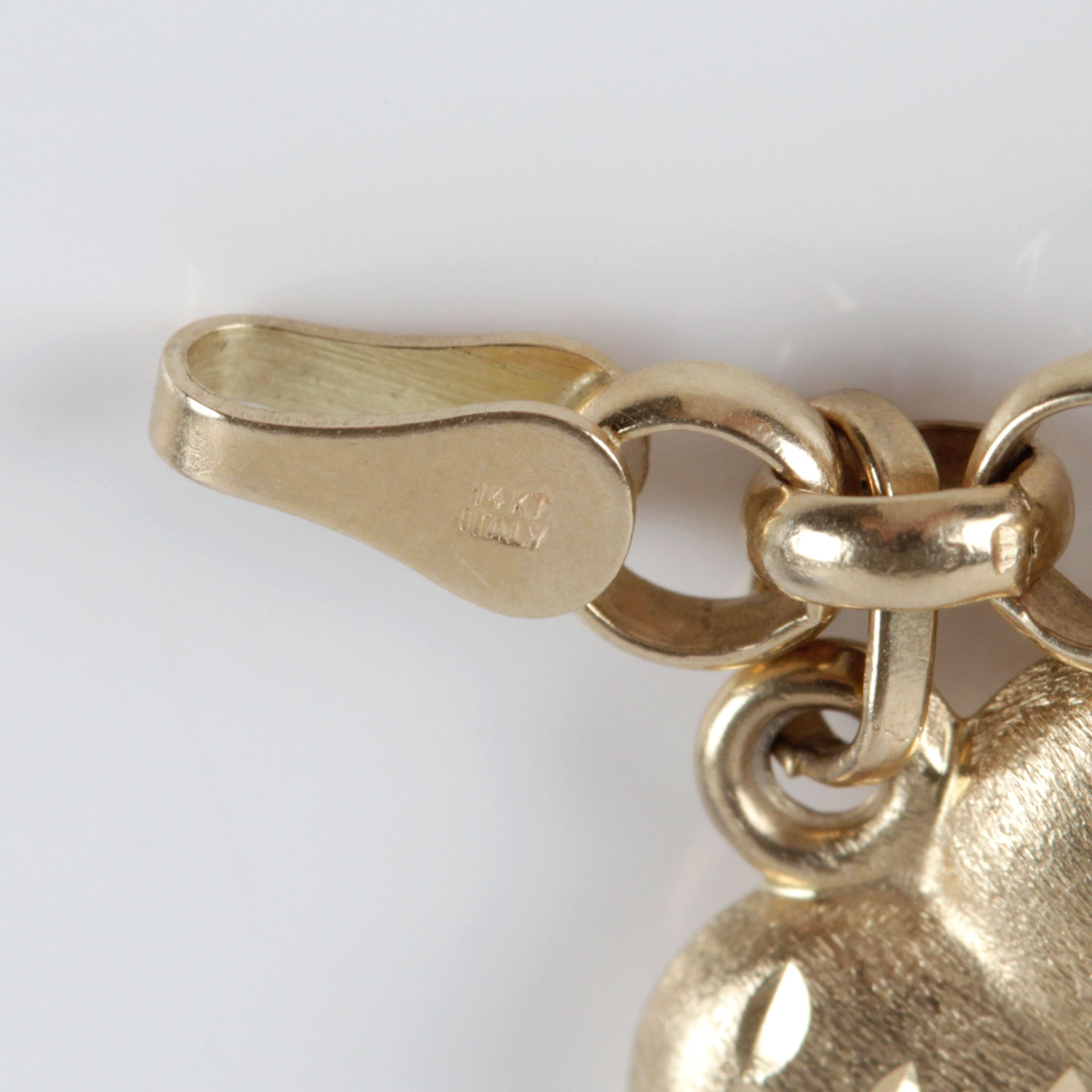 Milor 14K Gold Charm Bracelet