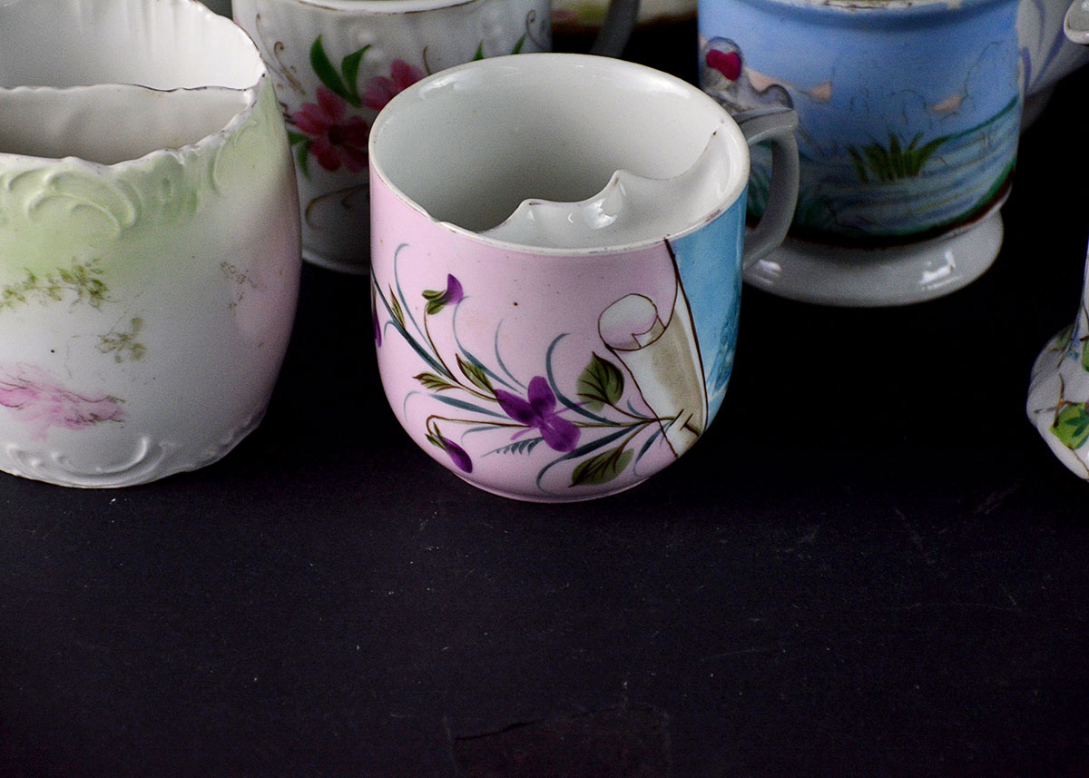 Medley of Fine China Teacups and Vessels