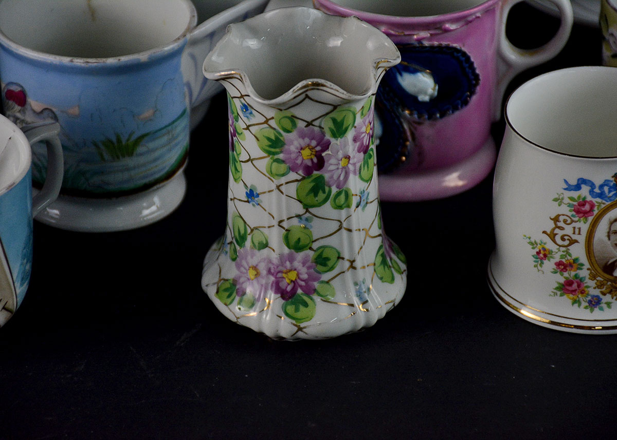 Medley of Fine China Teacups and Vessels