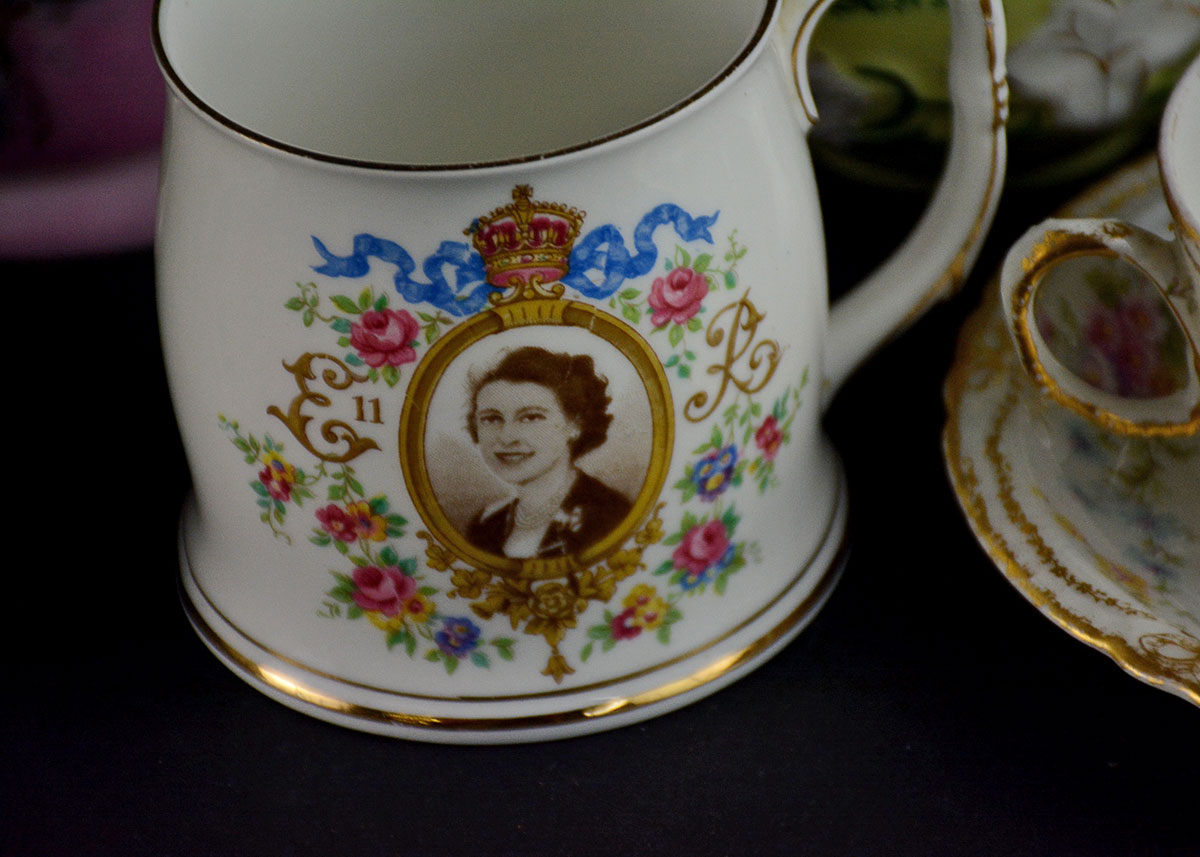 Medley of Fine China Teacups and Vessels