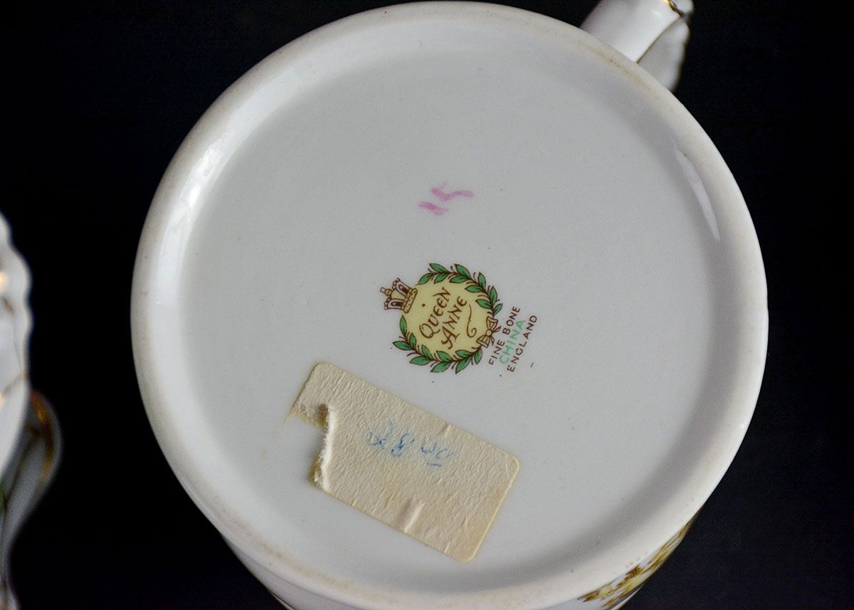 Medley of Fine China Teacups and Vessels