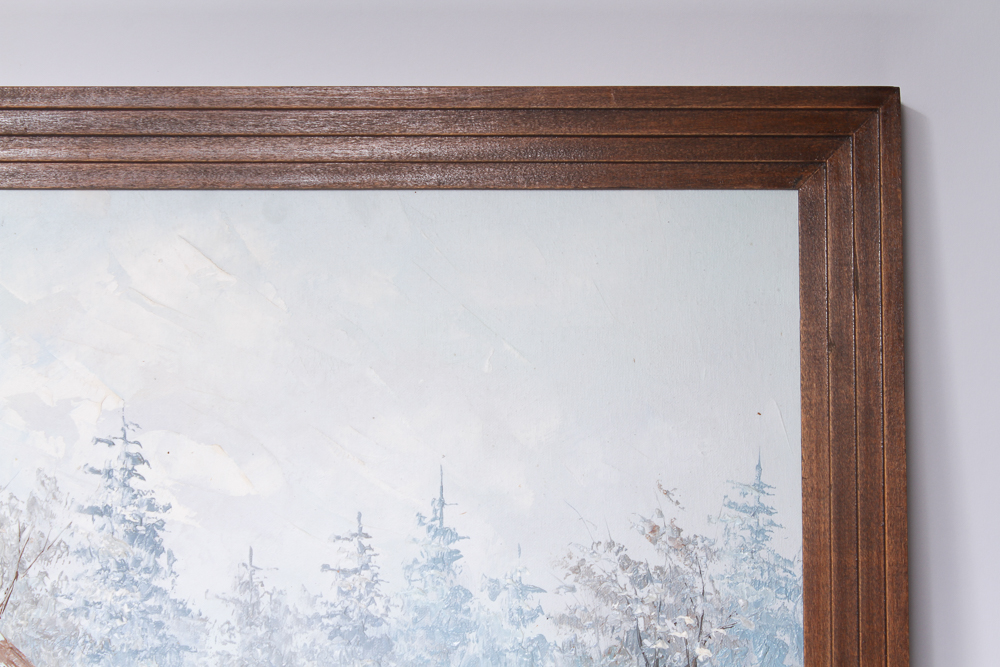 Oil Painting on Canvas Signed W. Conway