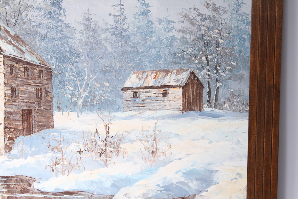 Oil Painting on Canvas Signed W. Conway