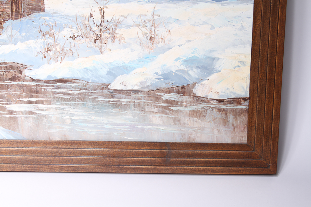 Oil Painting on Canvas Signed W. Conway