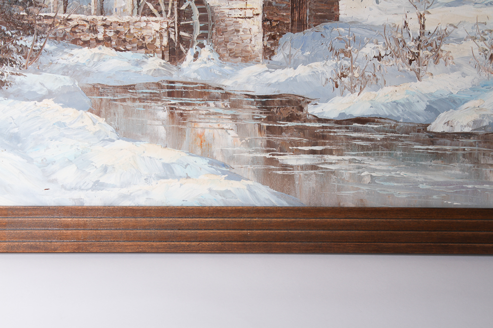 Oil Painting on Canvas Signed W. Conway