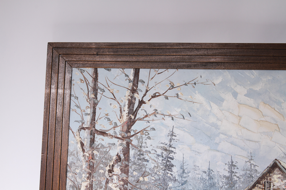 Oil Painting on Canvas Signed W. Conway