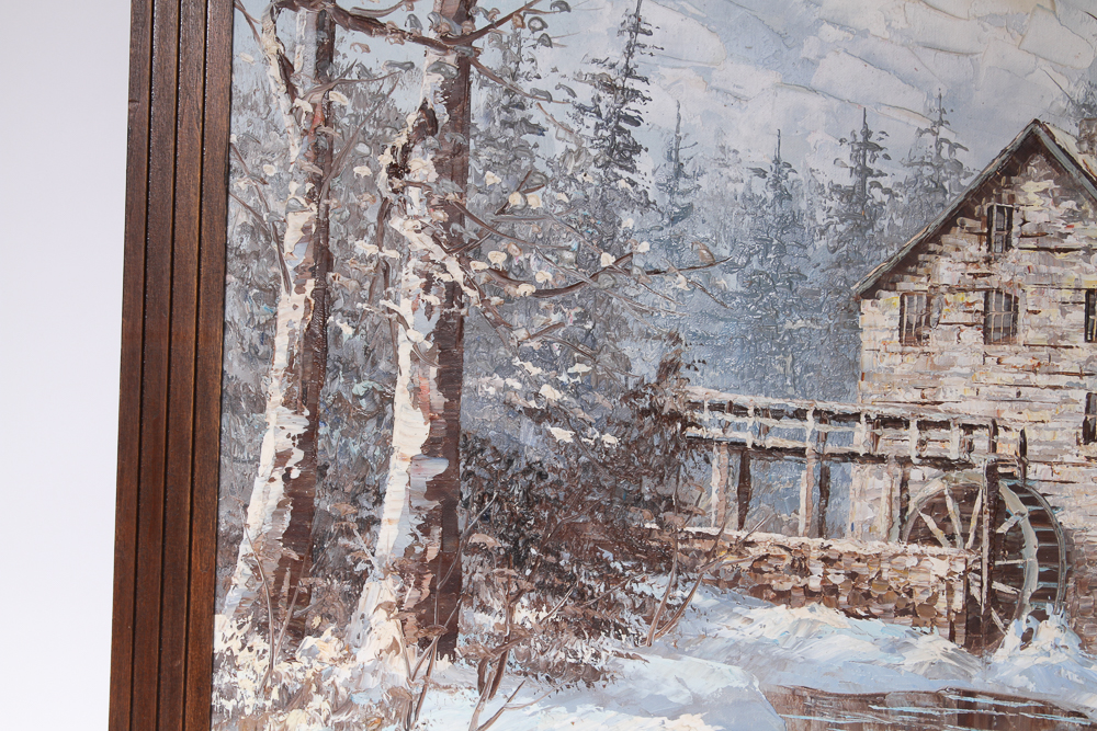 Oil Painting on Canvas Signed W. Conway