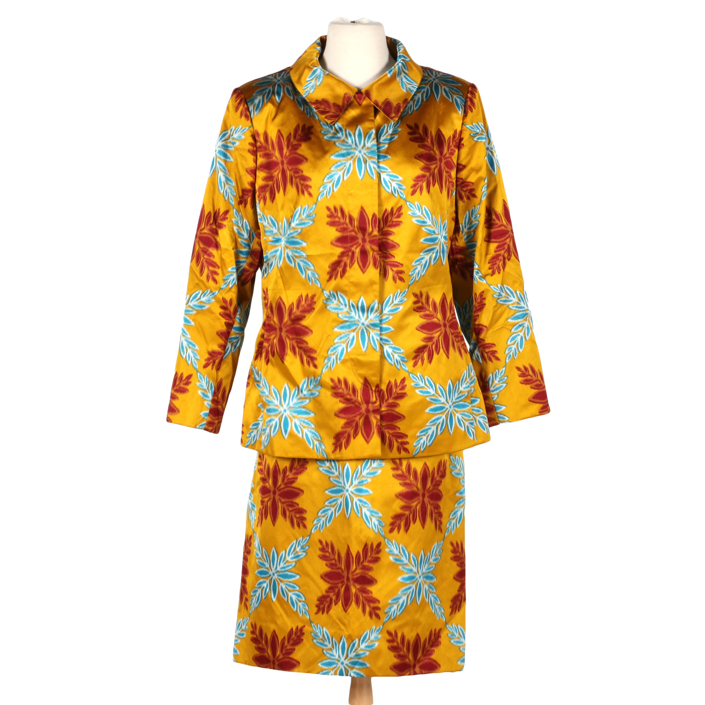 Colorful Bill Blass Skirt Suit