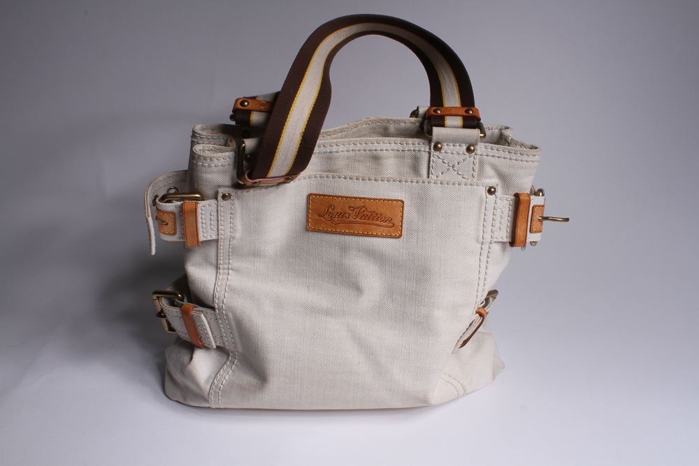 Louis Vuitton Canvas Globe Trotter Bag in Yellow