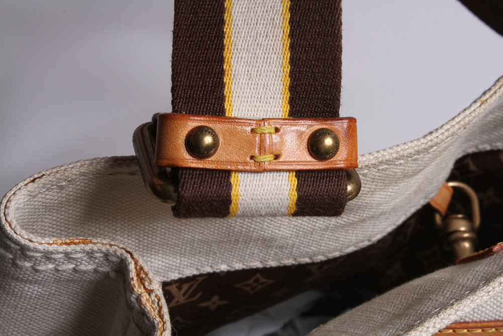 Louis Vuitton Canvas Globe Trotter Bag in Yellow