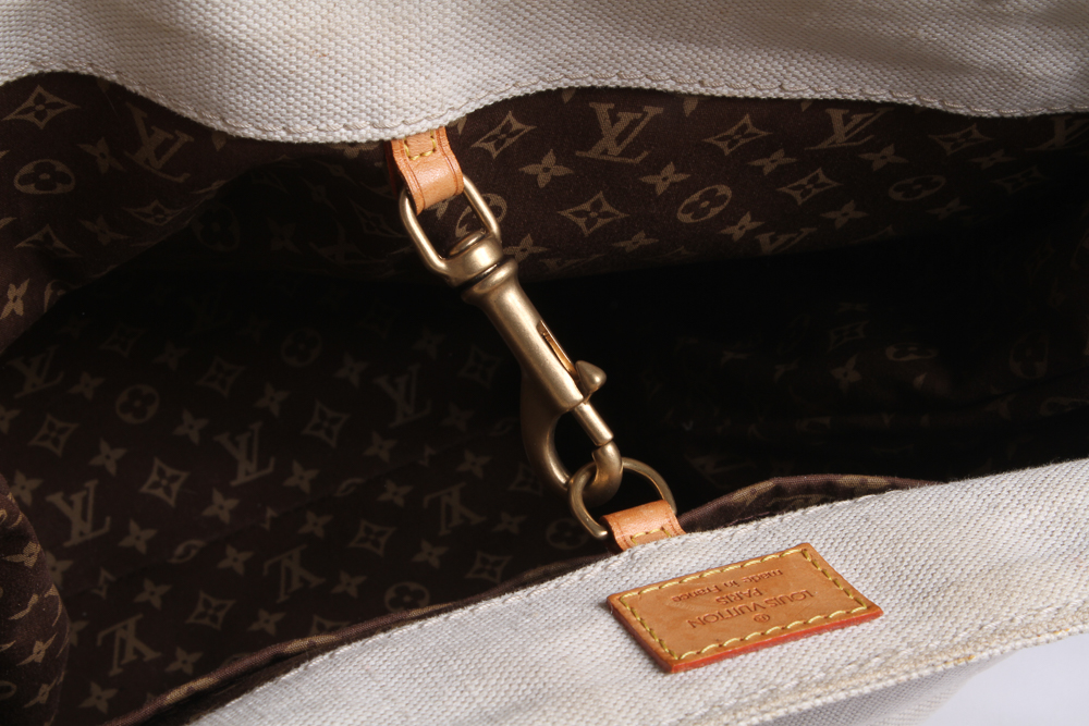 Louis Vuitton Canvas Globe Trotter Bag in Yellow