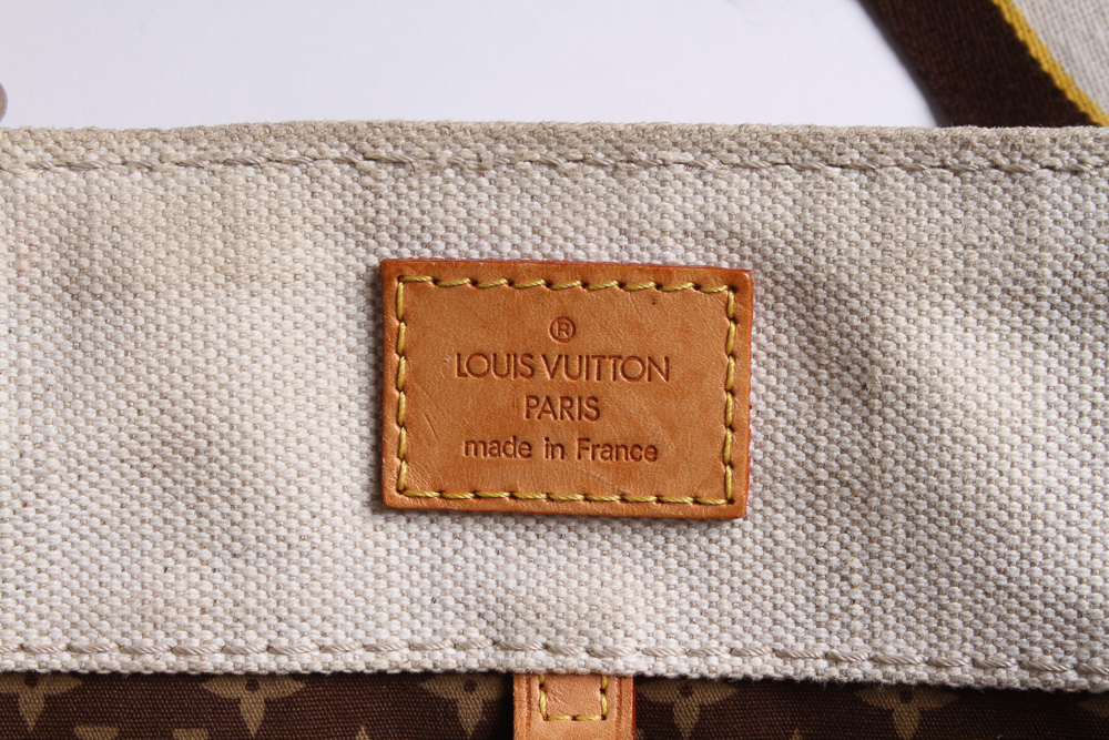 Louis Vuitton Canvas Globe Trotter Bag in Yellow