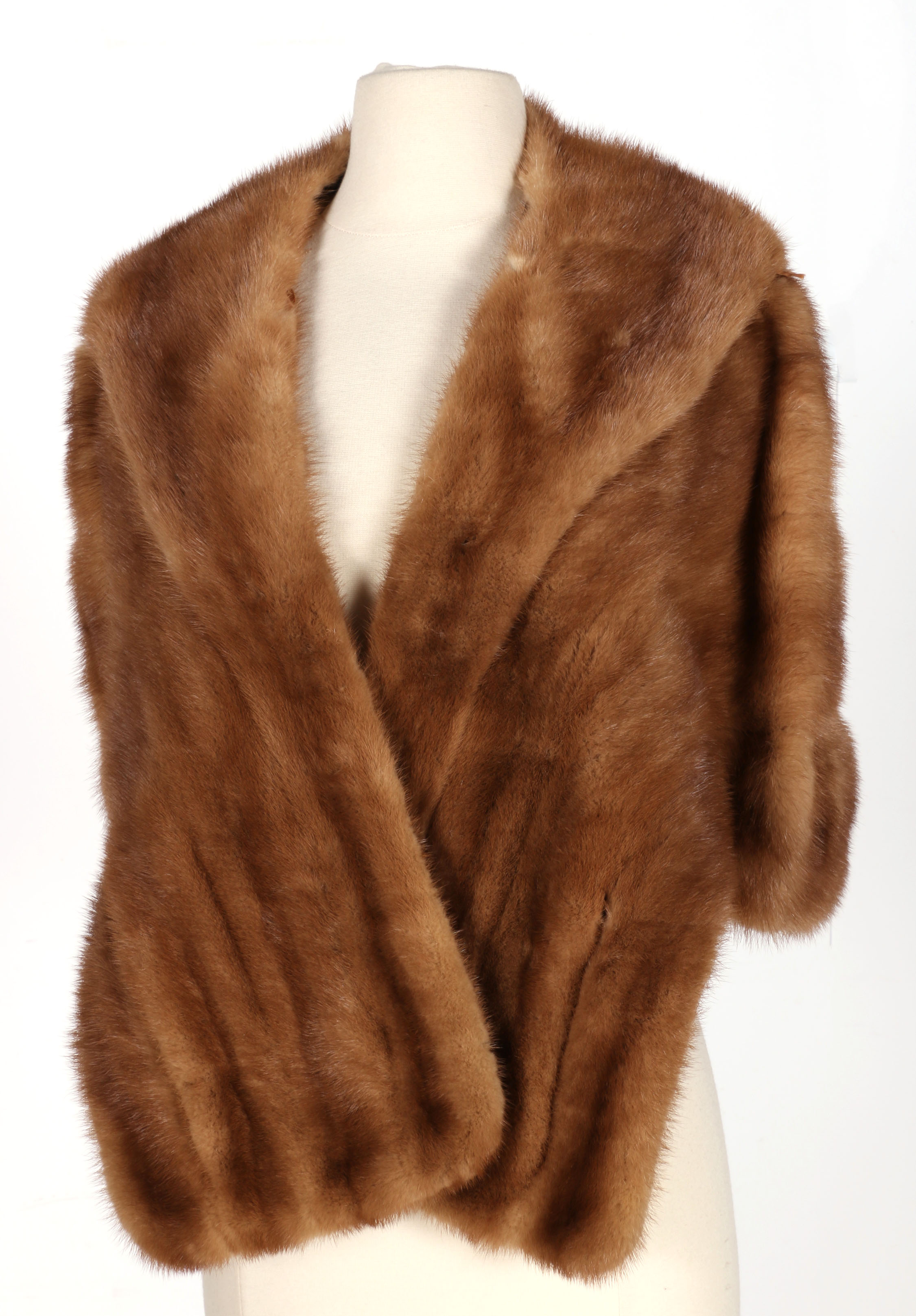 Pair of Vintage Mink Fur Stoles