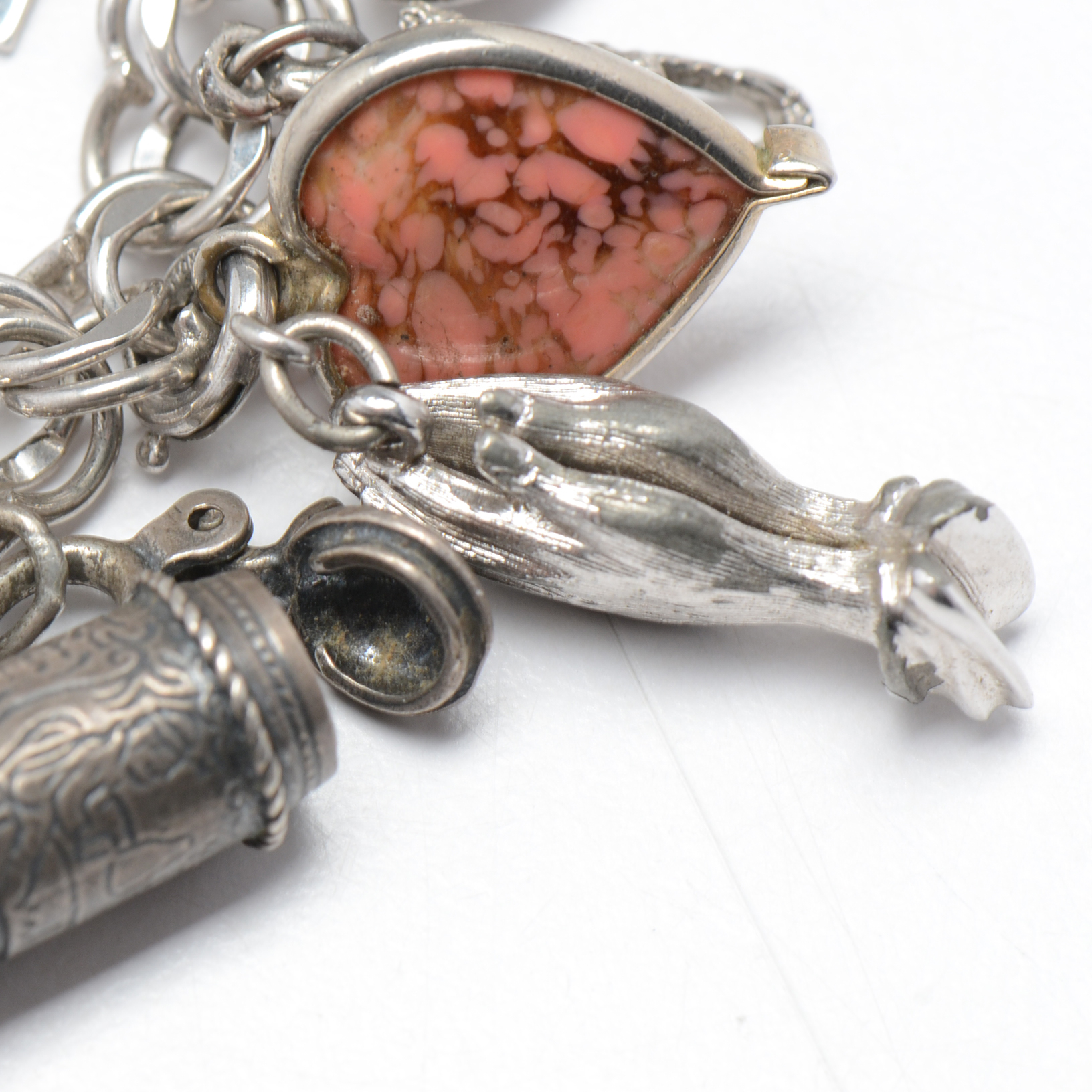 Collection of Charm Bracelet and Pendants