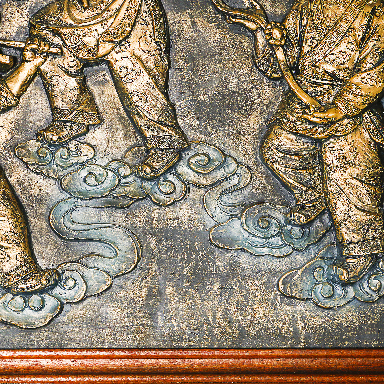 Large Scale Faux Bronze Chinese Wall Panel