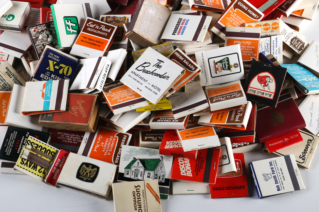 Collection of Vintage Matchbooks