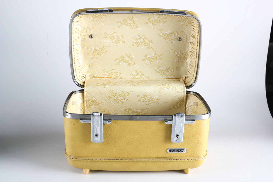 Three Pieces of Vintage Carry-On Luggage