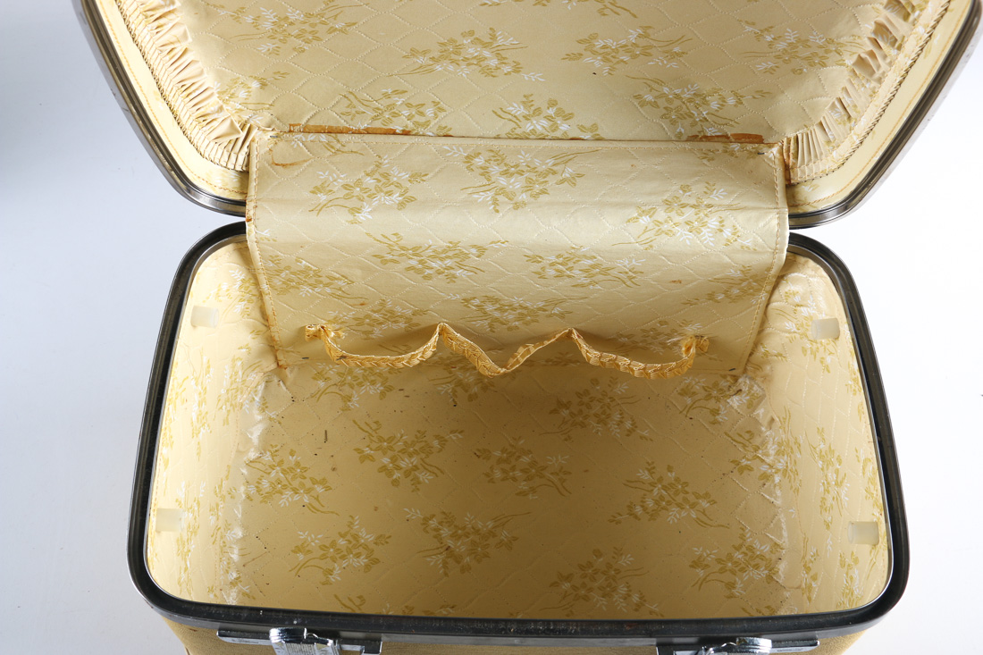 Three Pieces of Vintage Carry-On Luggage