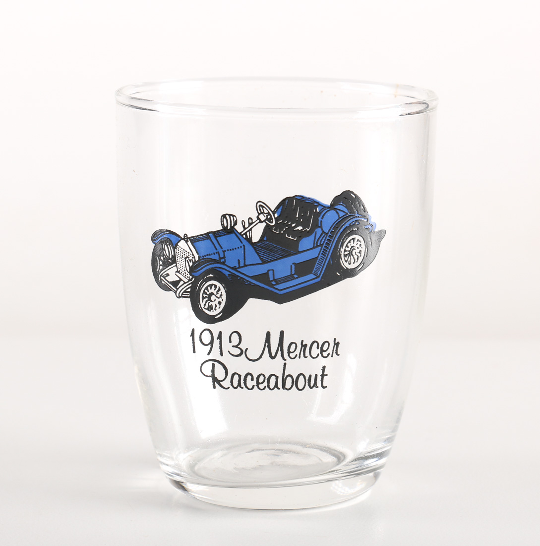 Seven Piece Vintage Car Carafe and Glass Set