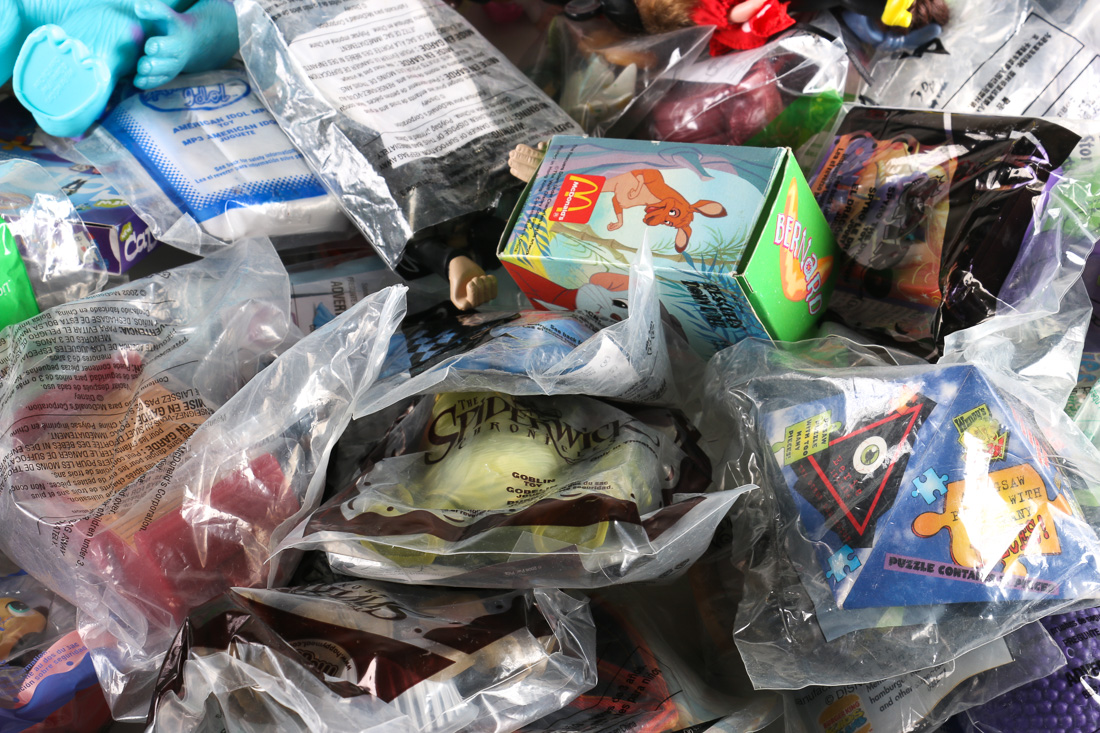 Large Assortment of Vintage Fast Food Children's Meal Toys