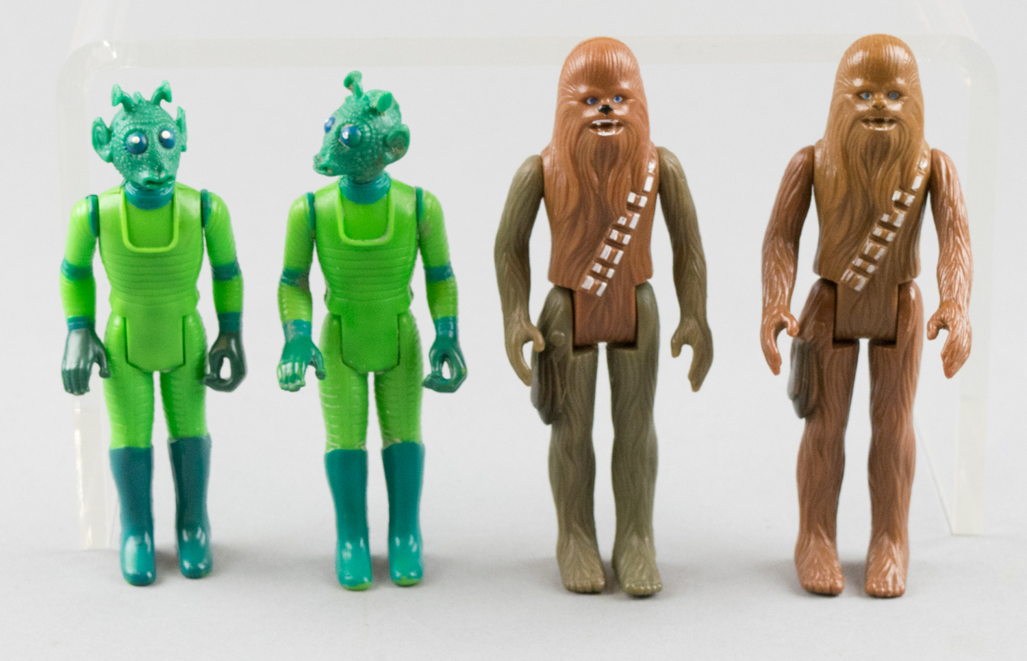 Vintage Star Wars Action Figures, Some Sealed in Cello Bags