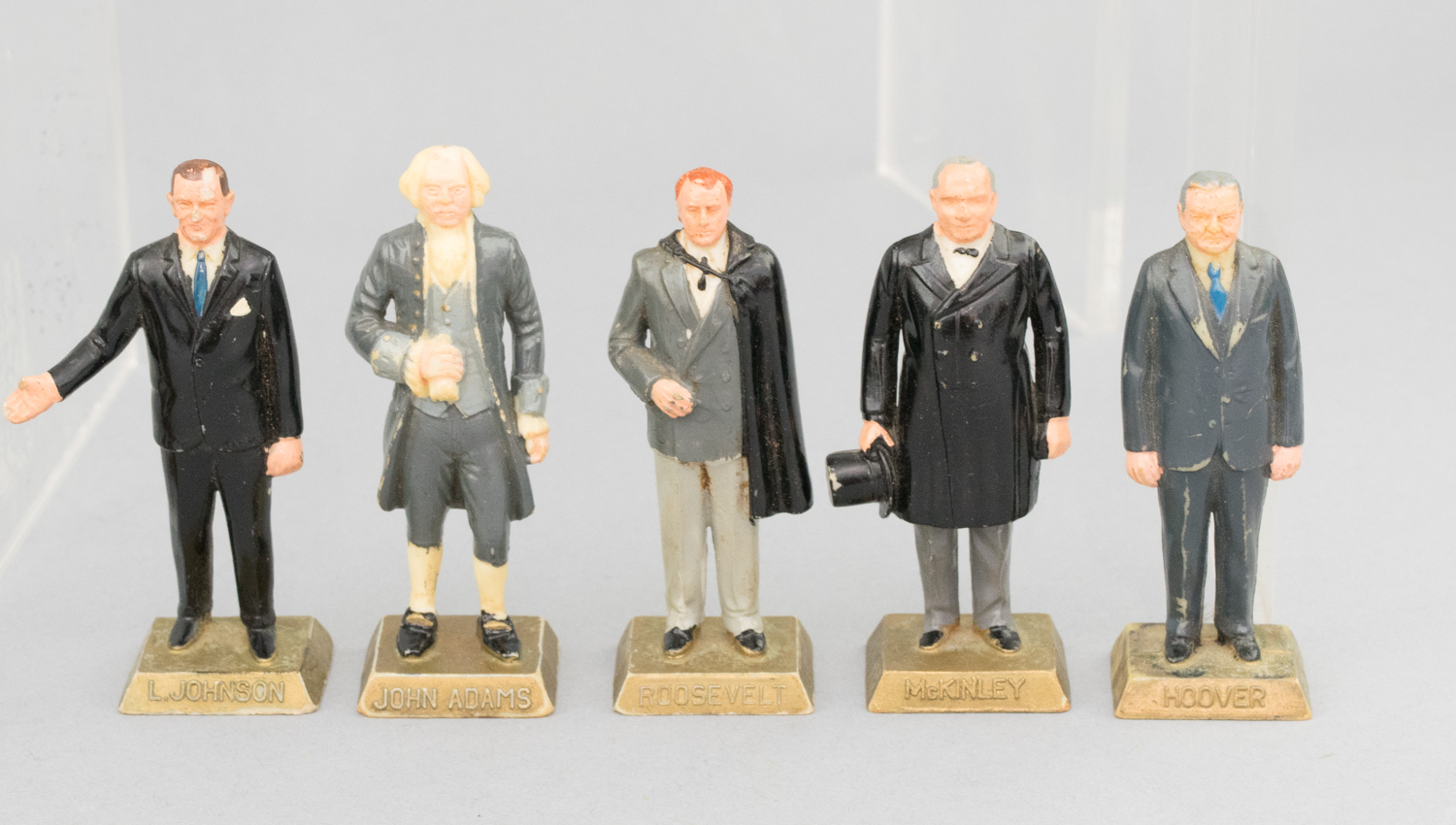 Marx Toys 1960s Era Presidential Figurines with Duplicates