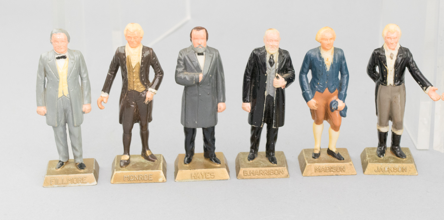 Marx Toys 1960s Era Presidential Figurines with Duplicates