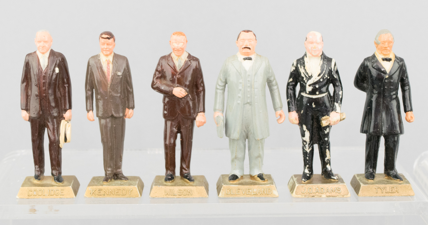 Marx Toys 1960s Era Presidential Figurines with Duplicates