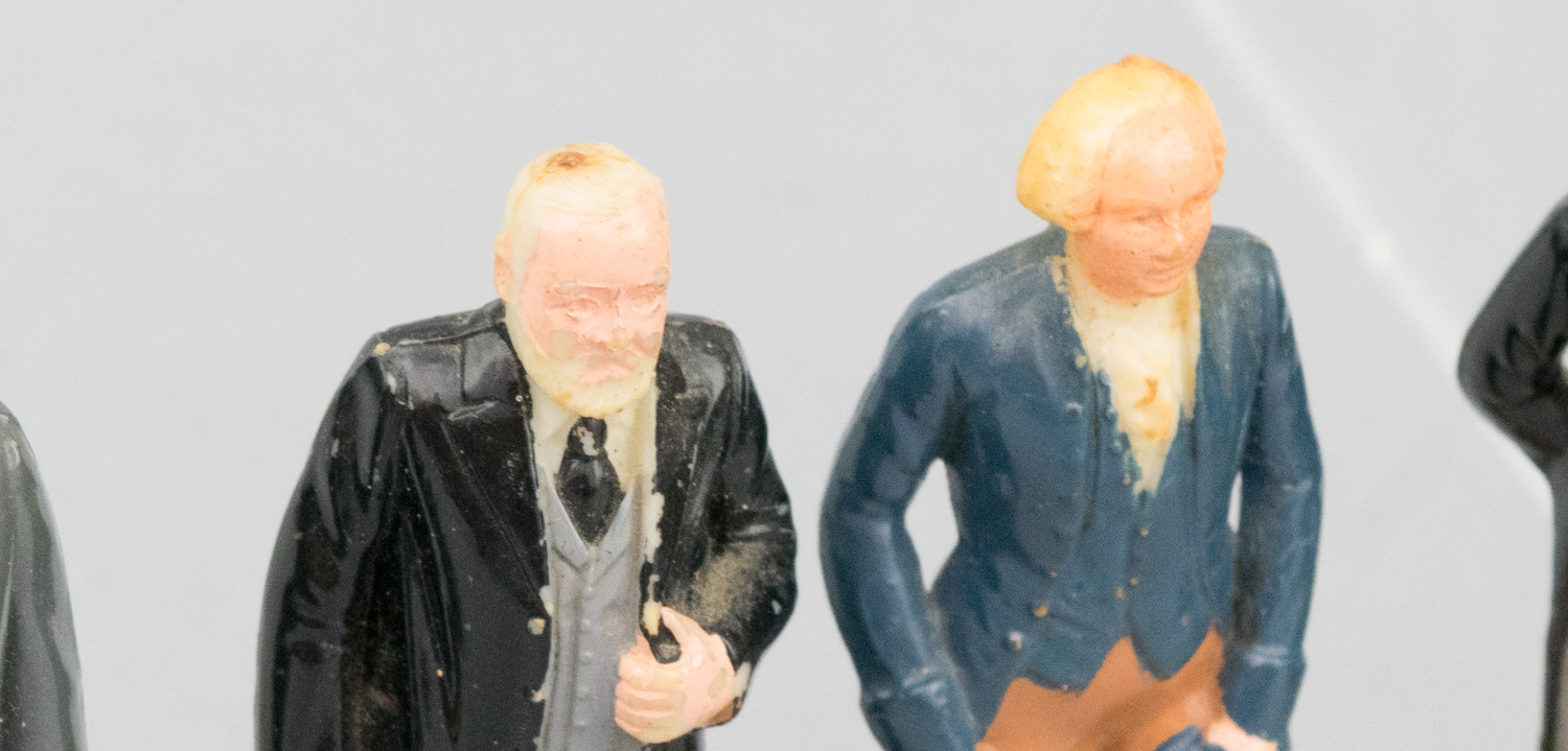 Marx Toys 1960s Era Presidential Figurines with Duplicates