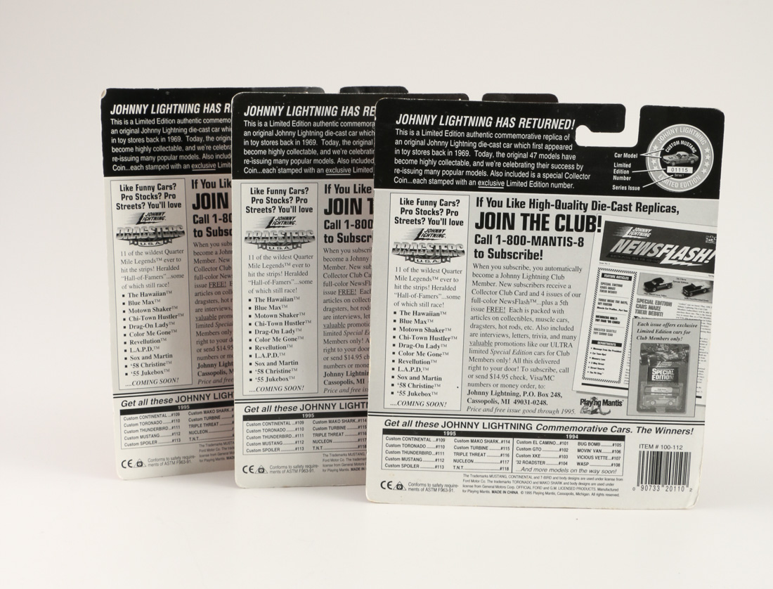 Johnny Lightning Die-Cast Toy Cars