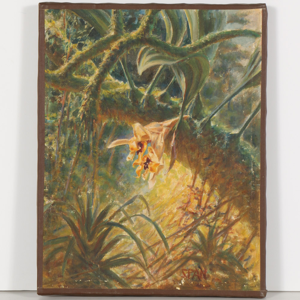 Emil Span Signed Original Oil Landscape Painting