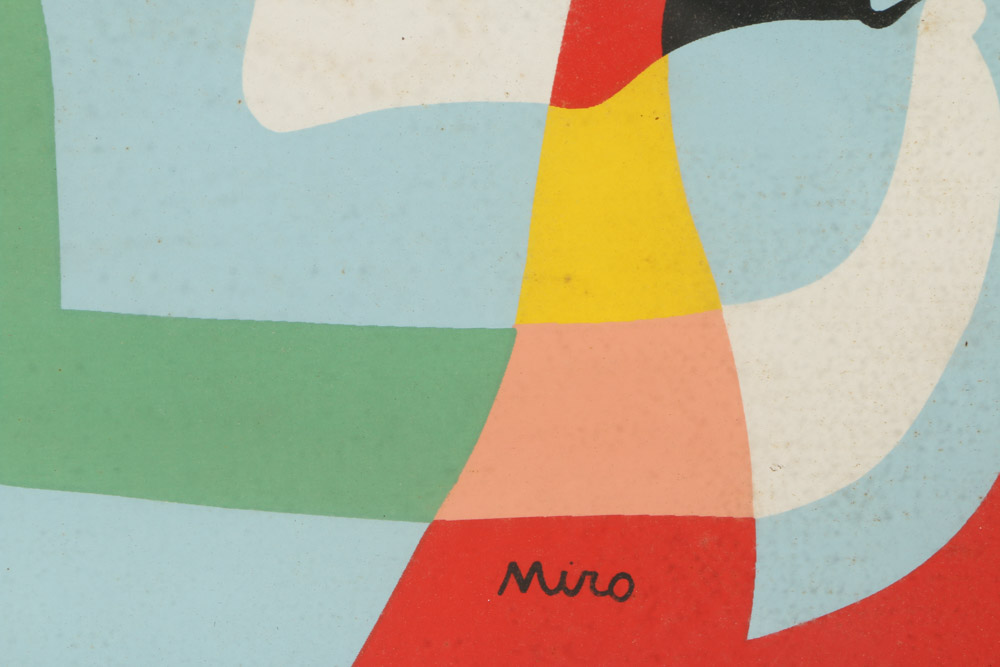 After Joan Miro Reproduction Serigraph "Hirondelle Amour"