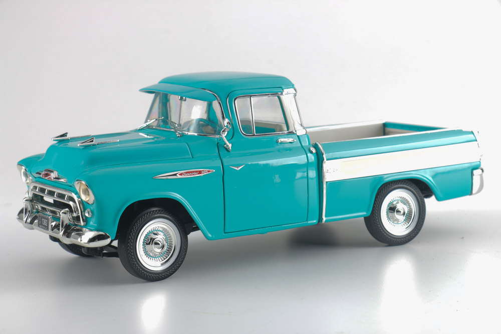 Collection of Classic Chevrolet Pick Up Die-cast Cars